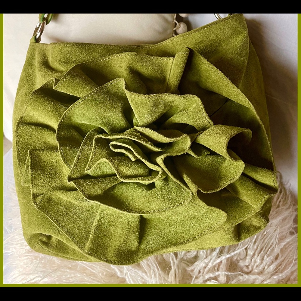 🛍Host Pick!🛍 Suede Rosette Handbag